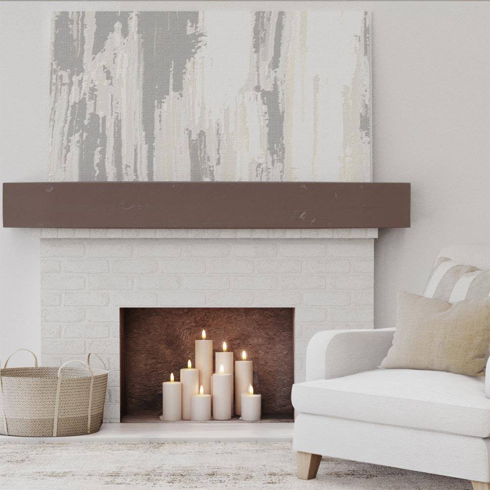 Knotty Pine Faux Wood Fireplace Mantel G63600