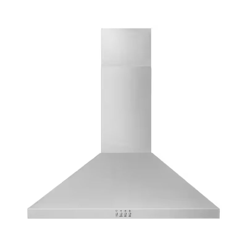 30 in. 300 CFM Stainless Steel Wall Mount Range Hood with Light E446
