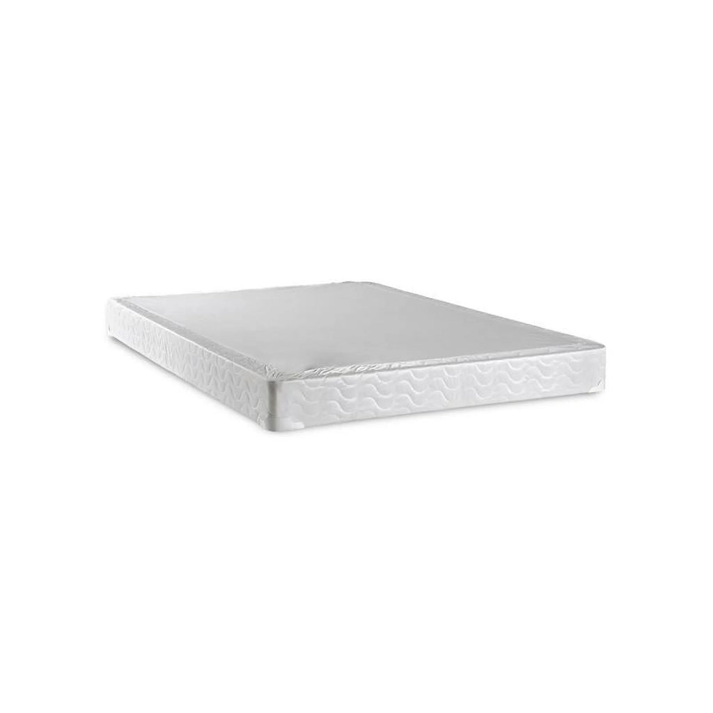 White Full Quilted Euro Top Fabric Mattress H8106