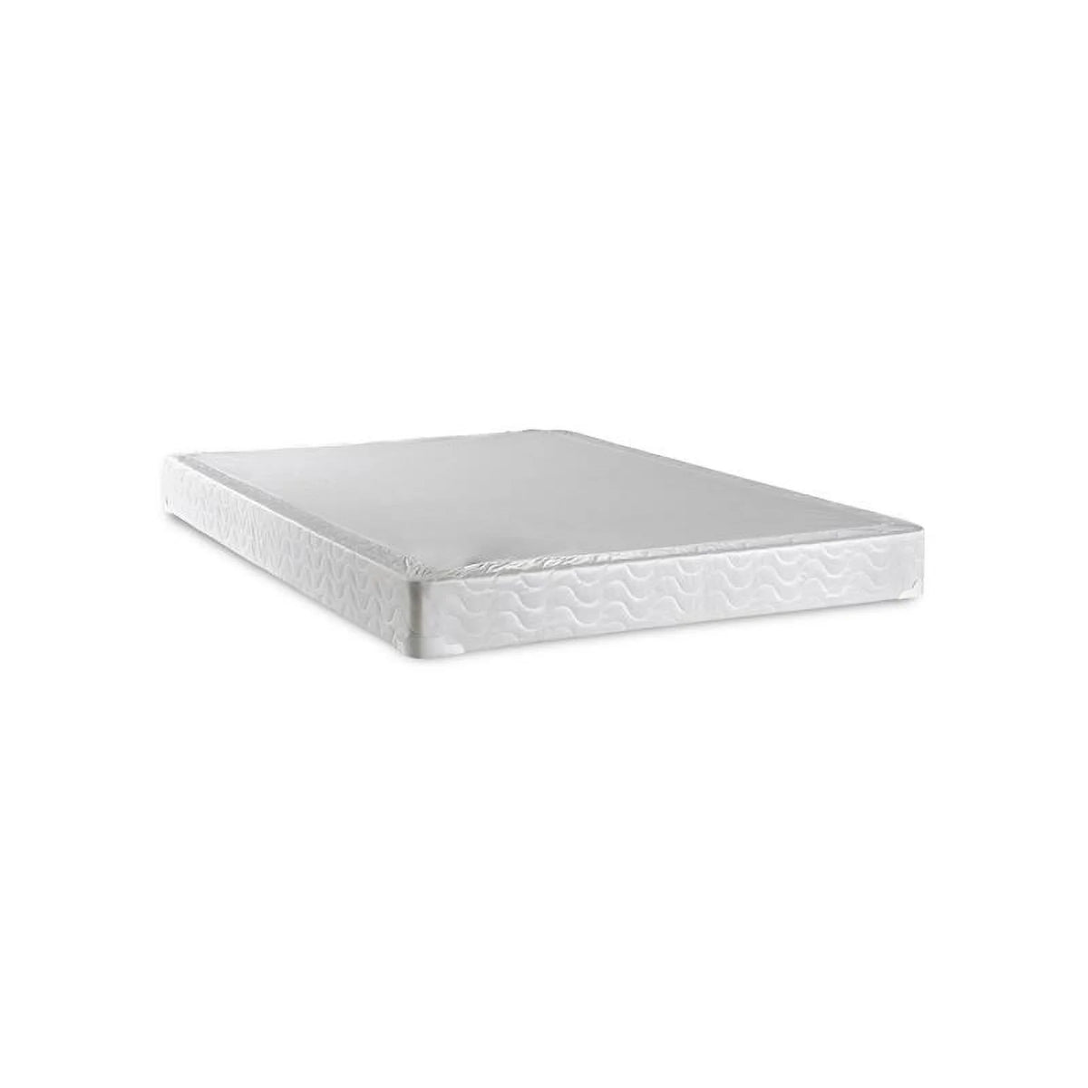 White Full Quilted Euro Top Fabric Mattress H8106
