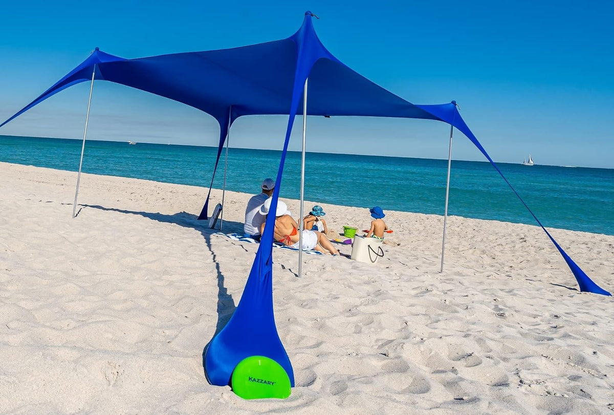 Beach Tent Canopy 4 Pole Sun Shade Pop Up E122