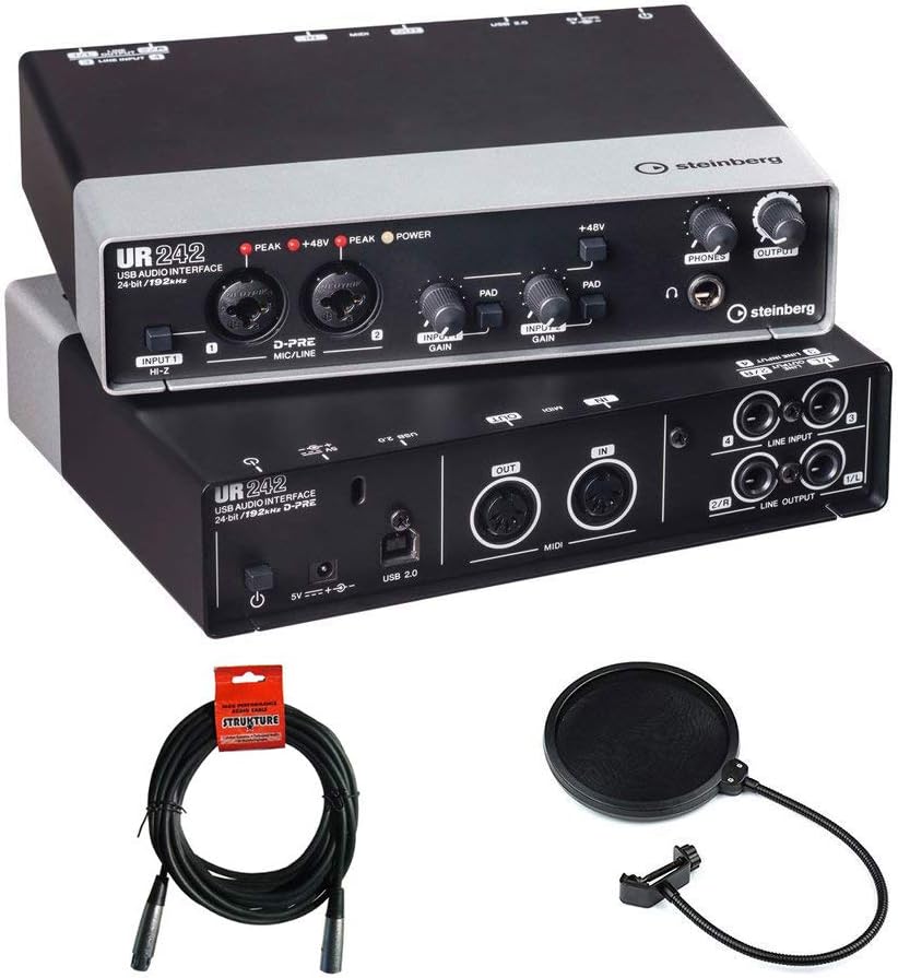 USB 2.0 Audio Interface with Dual Microphone Preamps S178