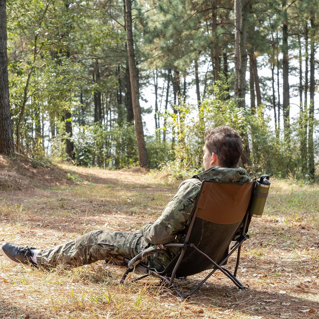 Low-Profile Folding Hunting Chair with Carry Bag P8685