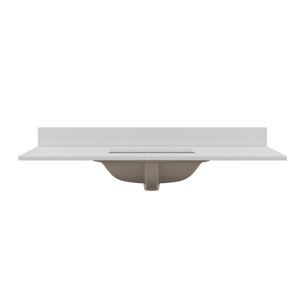 48x22 Quartz Vanity Top with Backsplash Y557
