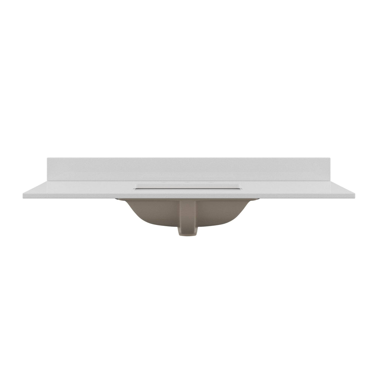 48x22 Quartz Vanity Top with Backsplash Y557