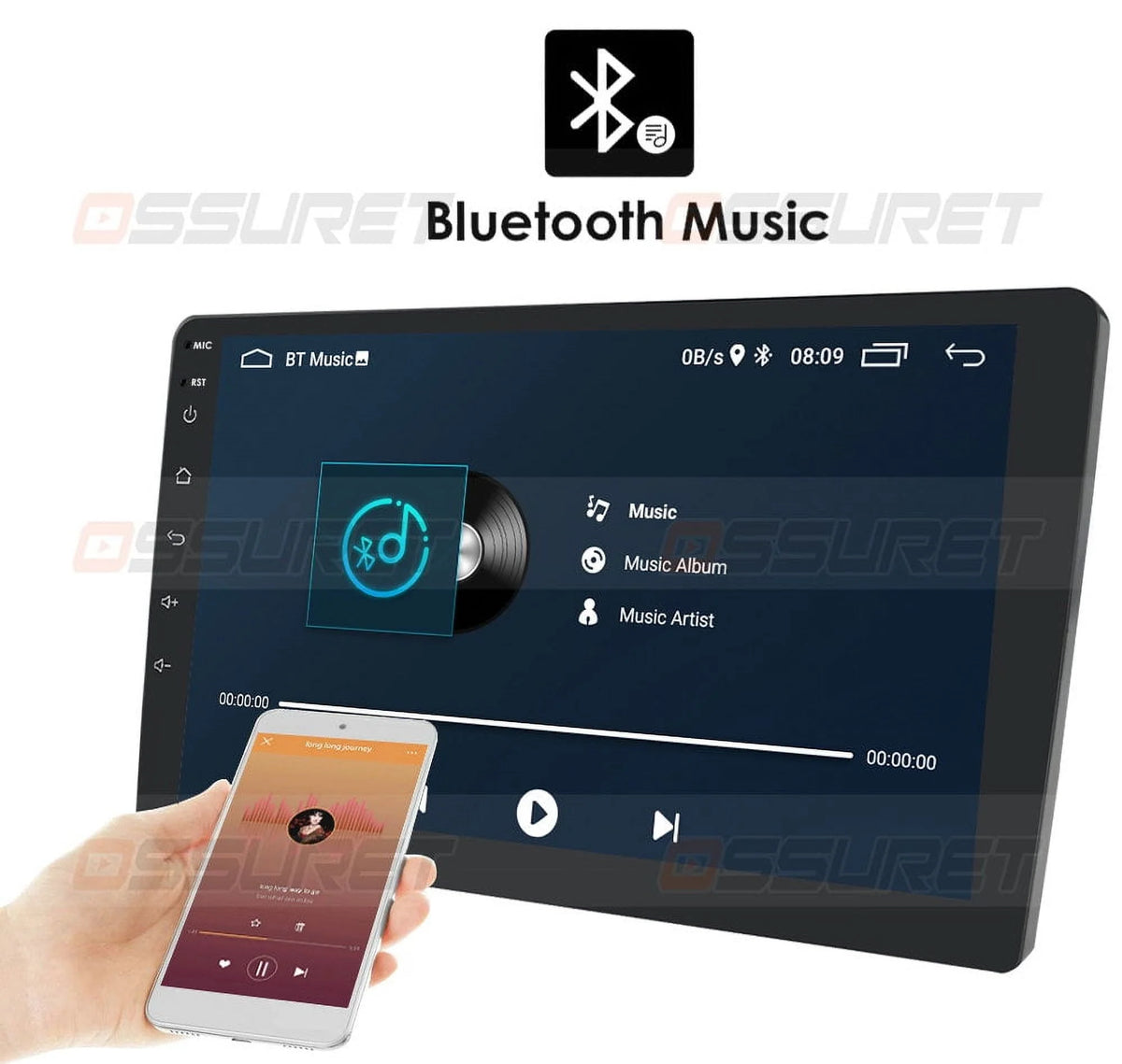 Android 12 2+32GB Car Stereo Radio GPS Navigation CarPlay A542