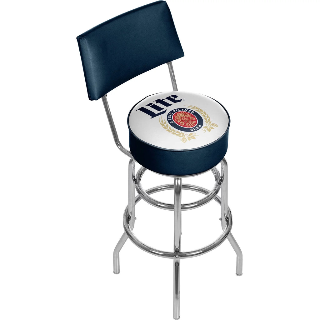 Swivel Bar Stool with Back B1156