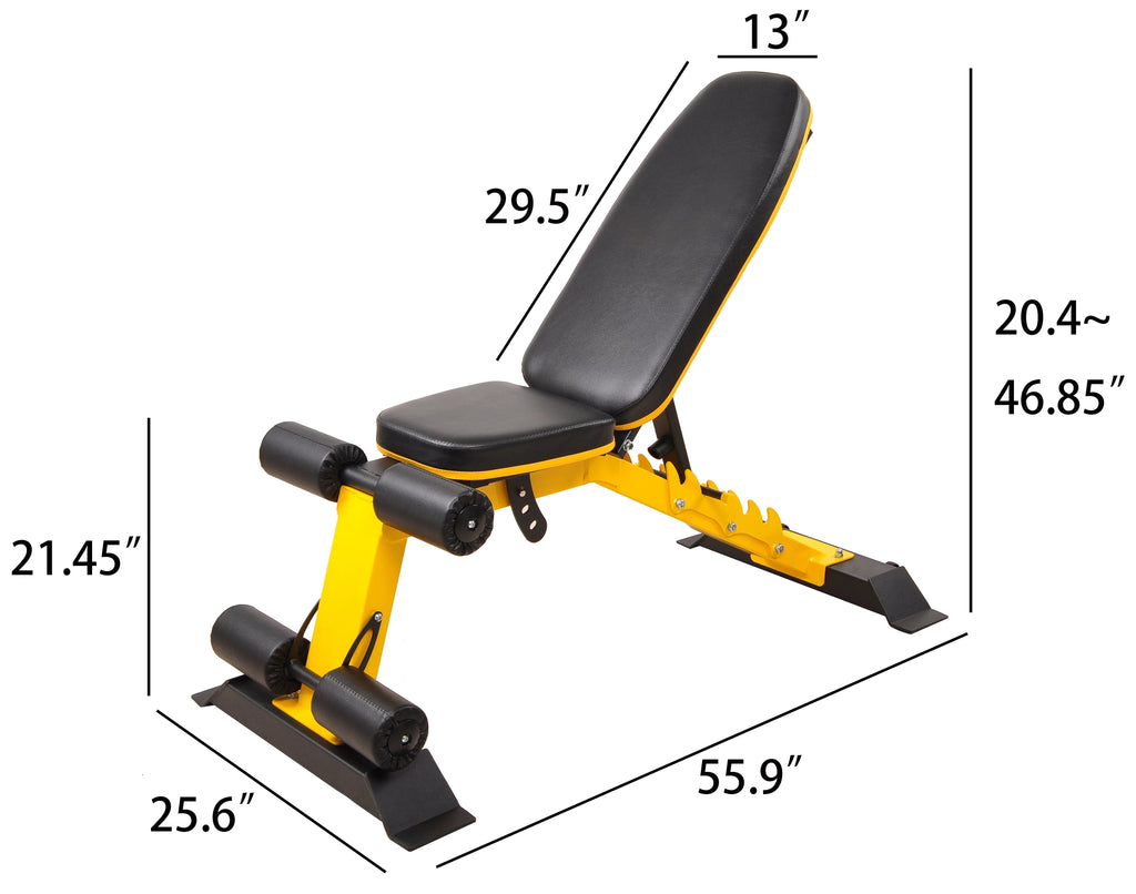 Adjustable Foldable Weight Bench 800-Pound Capacity E436413