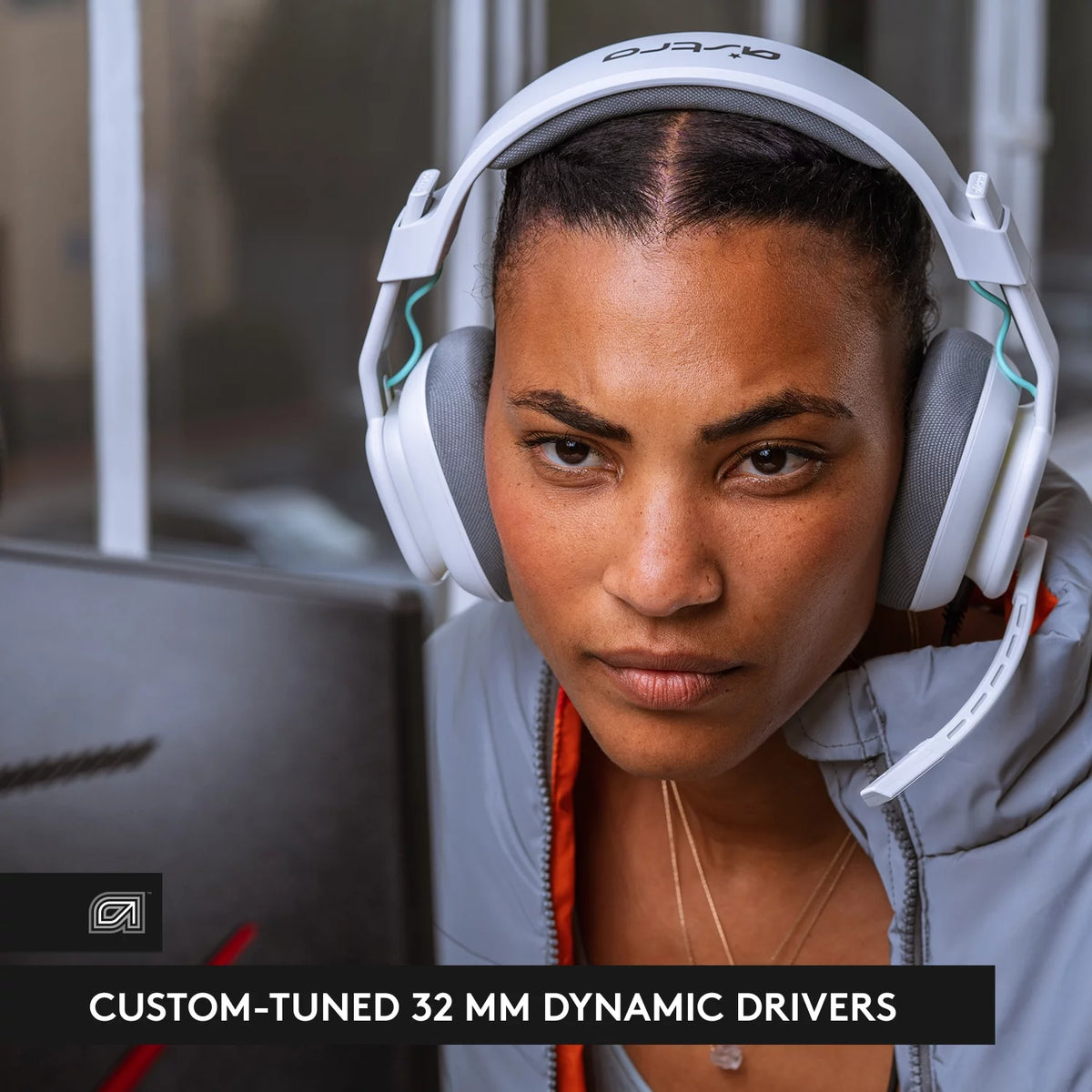Wired Over-ear Gaming Headset with Flip-to-Mute Microphone B512970