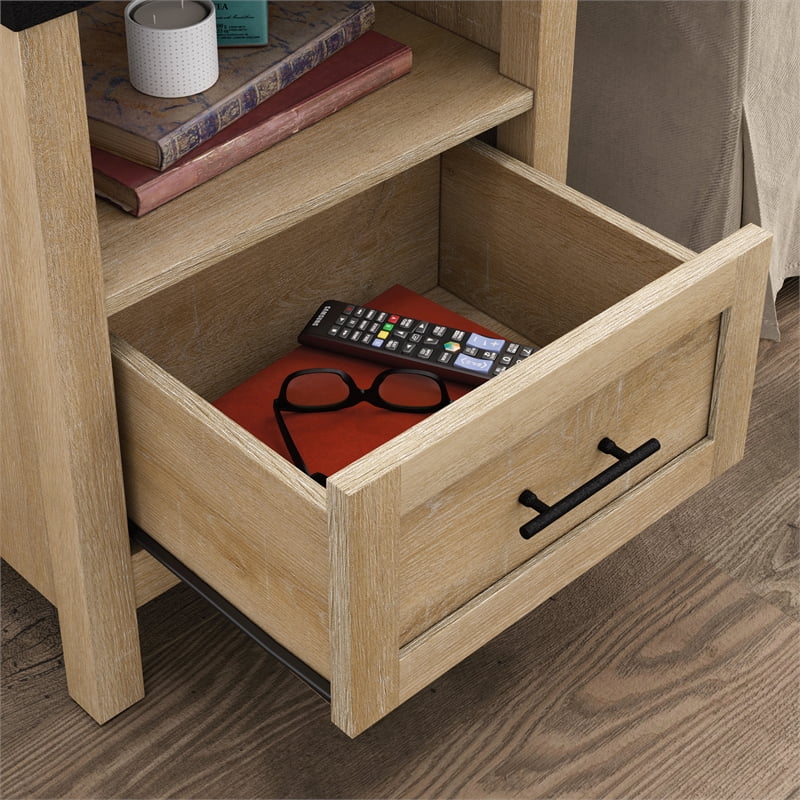 Engineered Wood End Table in Orchard Oak - Set of 2 B1423