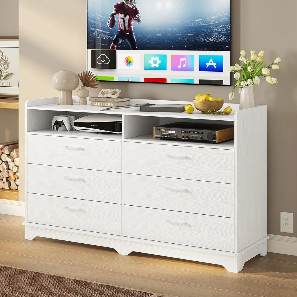 Black 6 Drawer Dresser Z99449