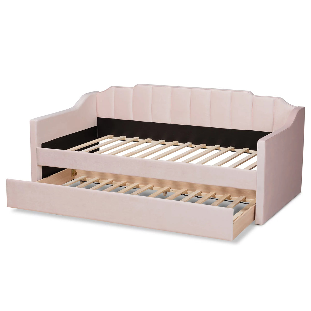 Pink Twin Daybed with Trundle W44219