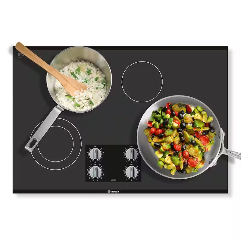 30 in. Black Radiant Electric Cooktop with 4 Elements O24594