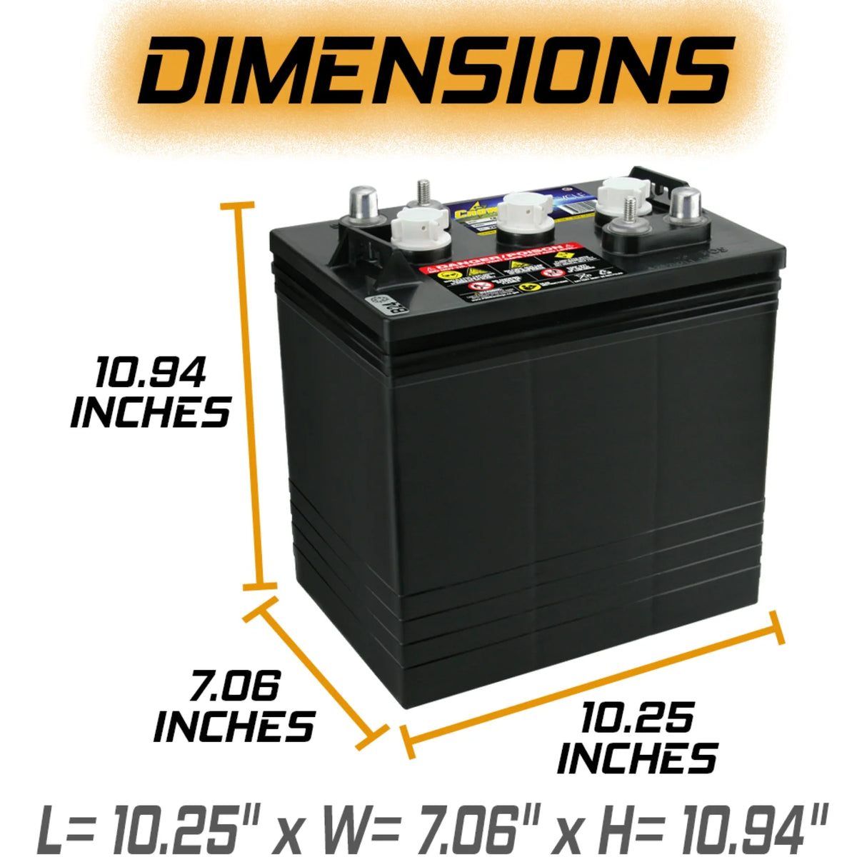 6V 240AH Deep Cycle Battery N18747