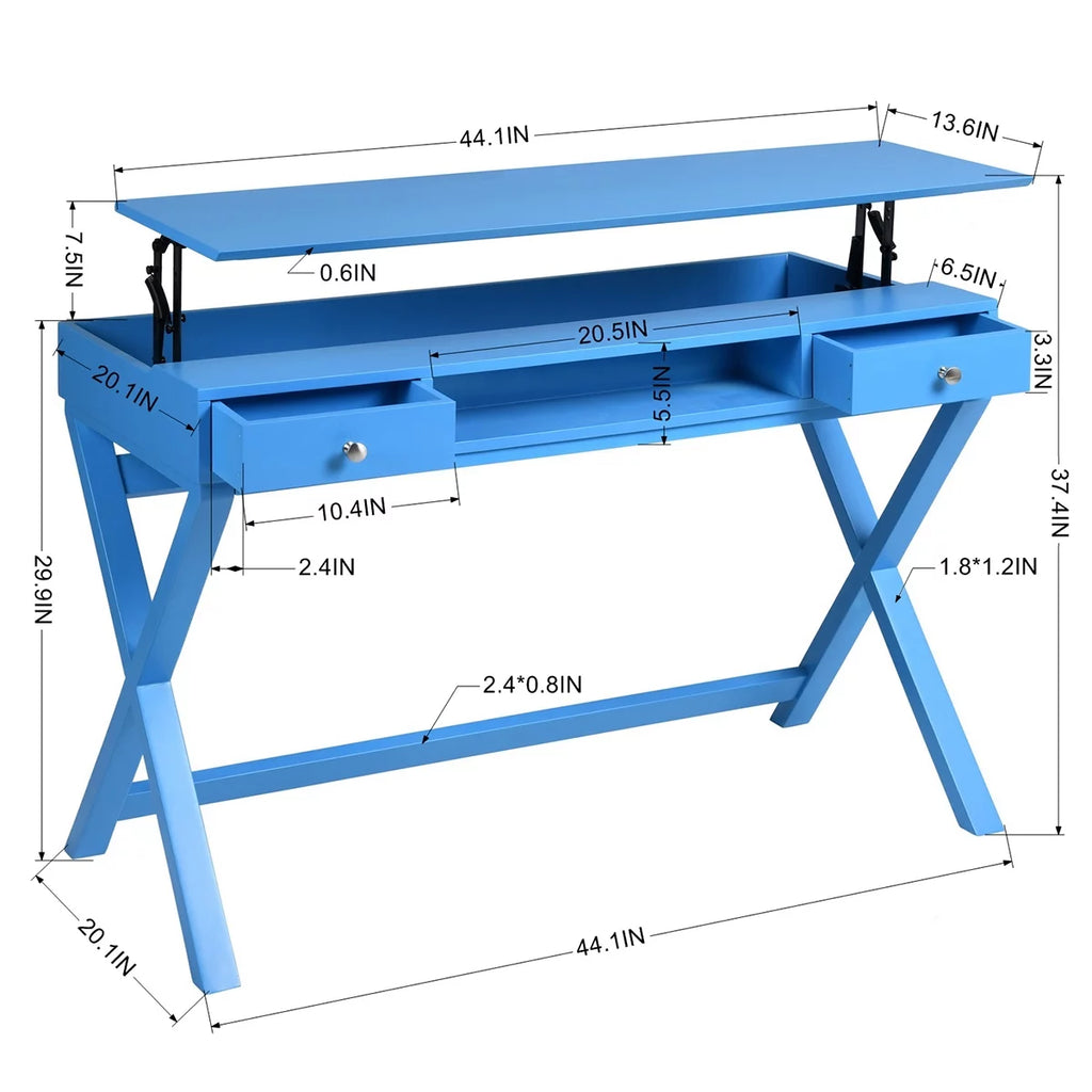 44 inch Writing Study Desk with 2 Drawers M237059