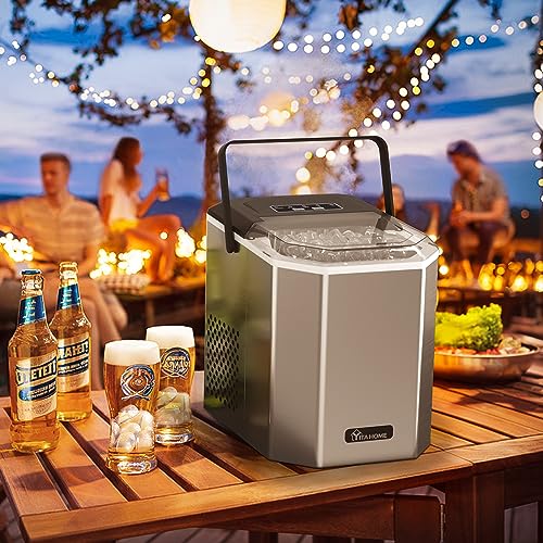 Commercial Stainless Steel Ice Maker Machine with Storage Bin T1773