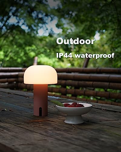 Rechargeable Cordless Waterproof Mushroom Table Lamp G225119