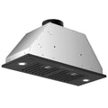 Black Stainless Steel 36 Inches Convertible Insert Range Hood S626