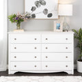 Black 8 Drawer Dresser V570