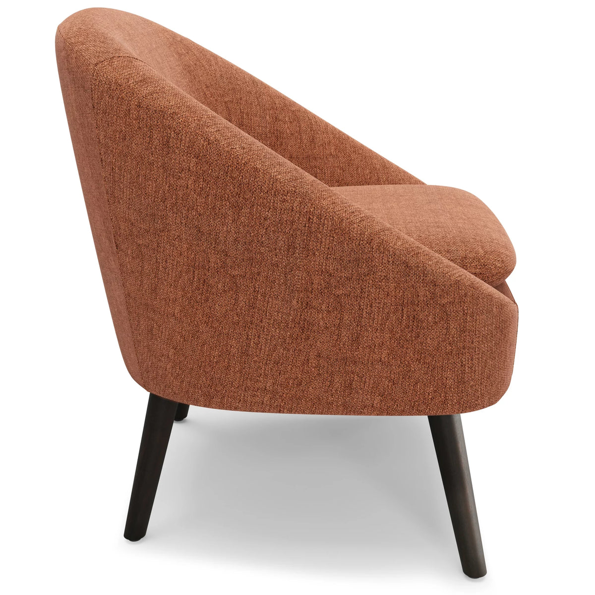 Rust Fabric Accent Chair W627