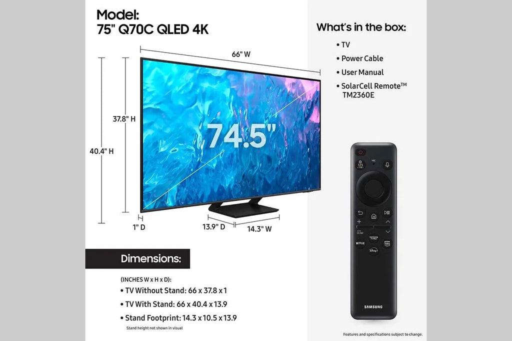 75 Class QLED 4K Smart TV S29007