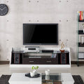 Espresso and White Multi-Storage TV Cabinet P4422