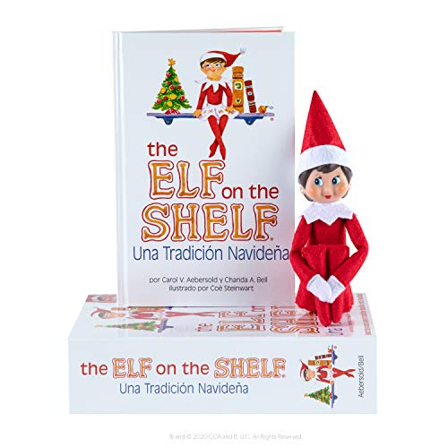 Spanish Language Book & Blue-Eyed Girl Scout Elf Q5578