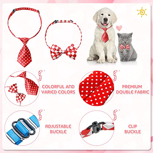 Adjustable Dog Bow Ties Set 70 Pieces N528