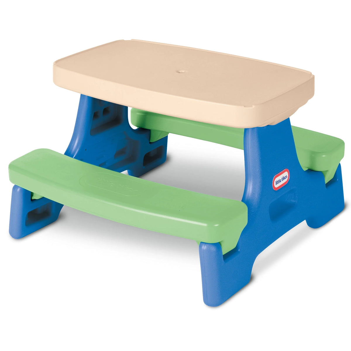 Blue & Green Kids Play Table with Umbrella V389