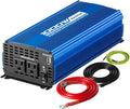 1000W Pure Sine Wave Inverter 12V to 110V with Dual AC Outlets & USB Ports F72141