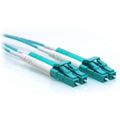 45m LC/LC Multimode OM4 Fiber Patch Cable Aqua K425