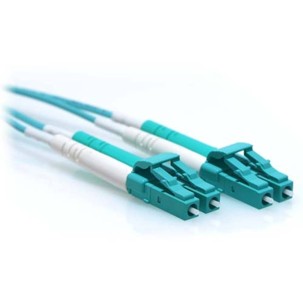 45m LC/LC Multimode OM4 Fiber Patch Cable Aqua K425