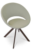 Beige Wool Upholstery Natural Leg R89738
