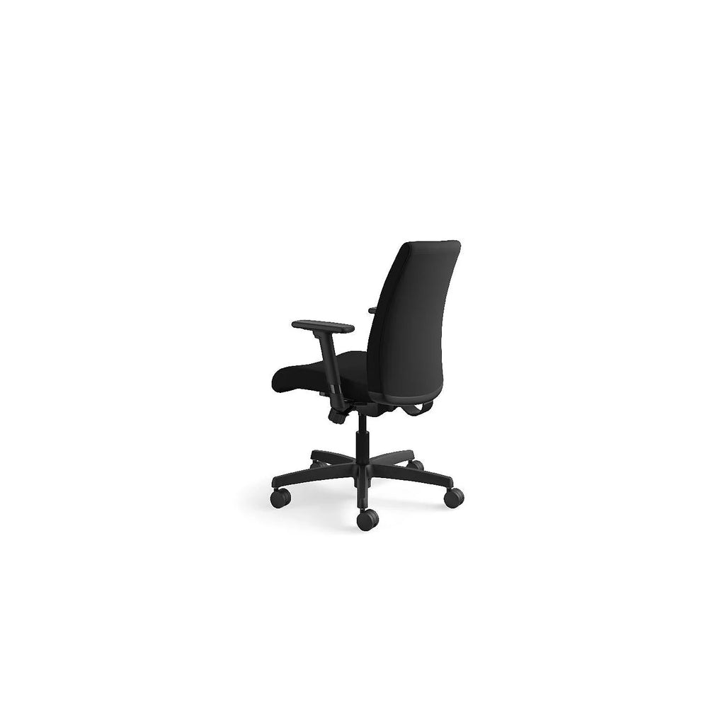 Black Fabric Low-Back Task Chair N407
