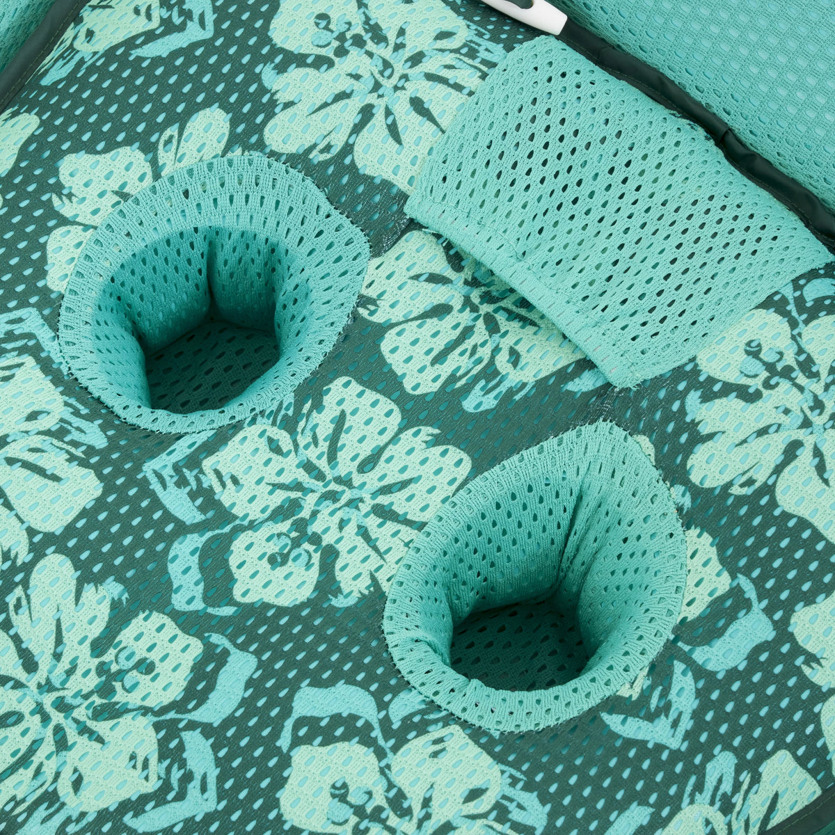 2 in 1 Inflatable Pool Water Lounger, Floral (2 Pack) P184