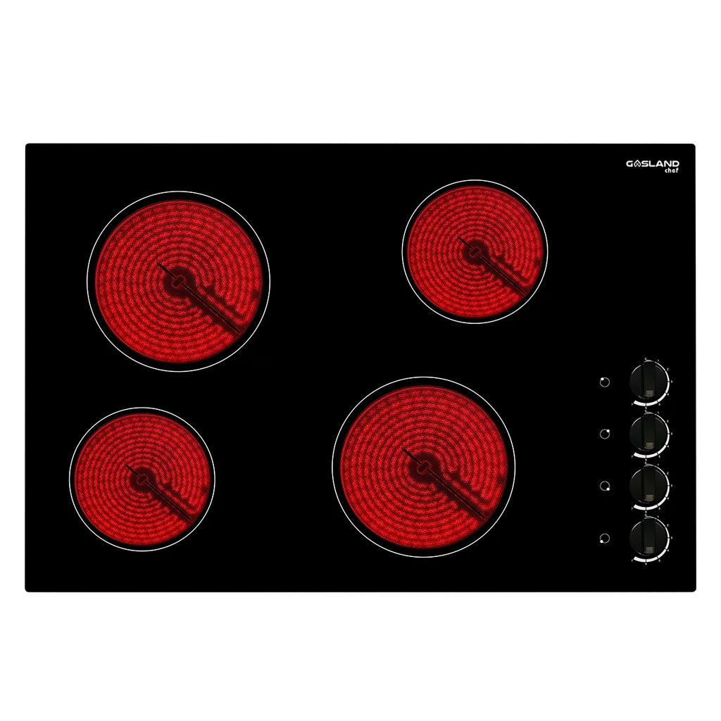 Built-in Electric Stove, 30 Vitro Ceramic Surface Radiant Electric Cooktop, 4 Burners I1206