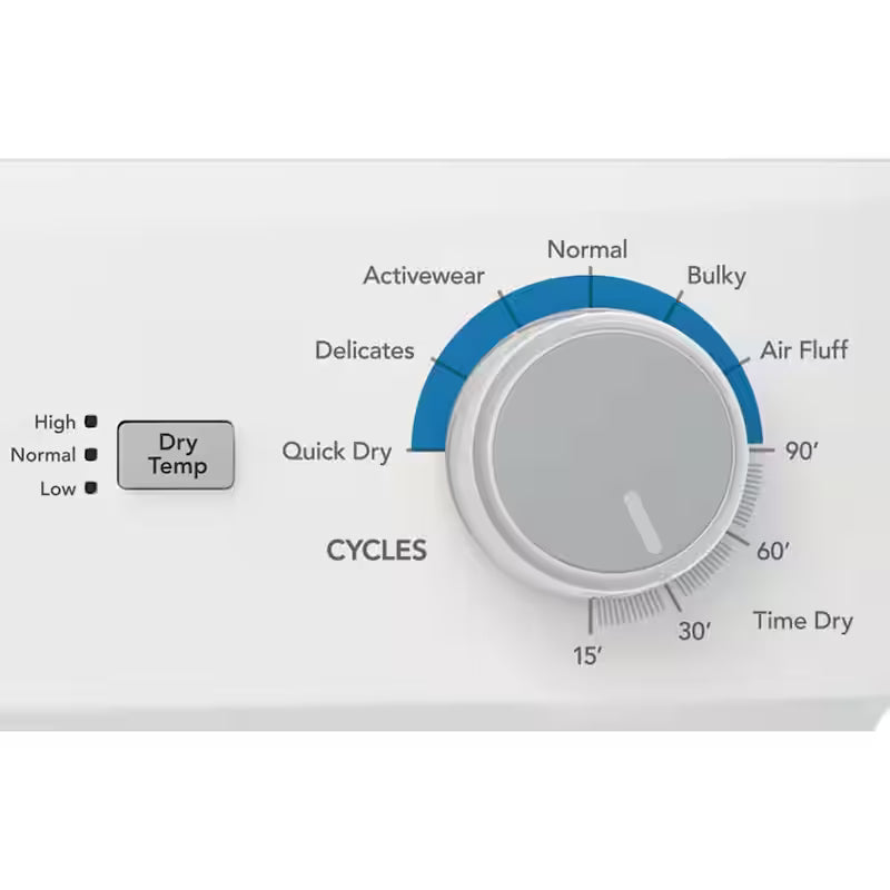 White Washer and Electric Dryer Combo with Quick Wash & Dry Cycle J895425