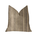 Ivory and Beige Throw Pillow 12"L x20"W R8488