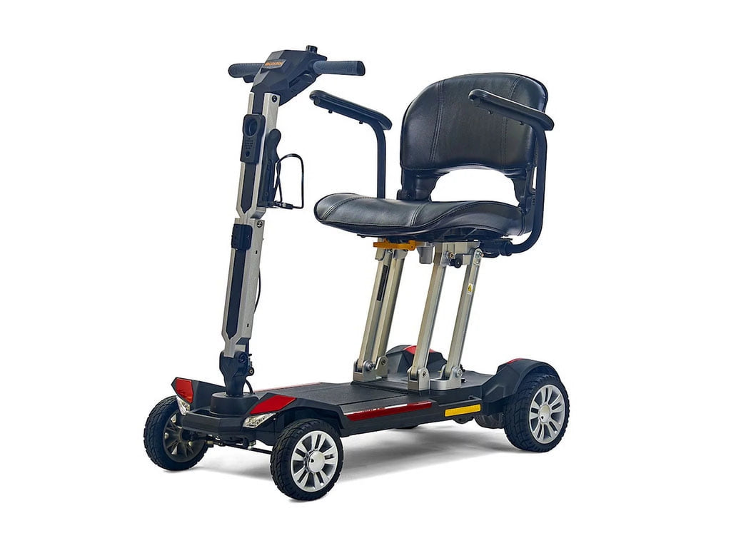 Red Fold-Flat Lightweight Lithium Battery Mobility Scooter R997