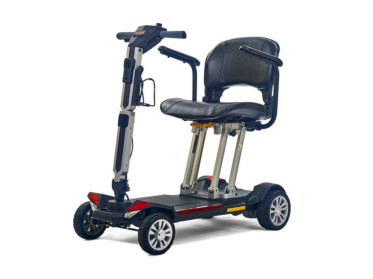 Red Fold-Flat Lightweight Lithium Battery Mobility Scooter R997