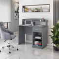 Modern Office Desk with Hutch N809758