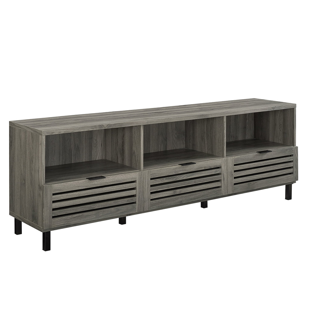 Slate Grey 3-Drawer TV Stand O592380