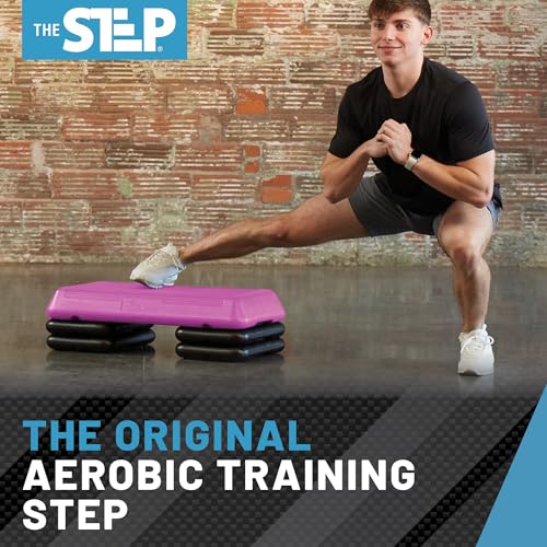 Exercise Step Platform with 2 Risers Y126
