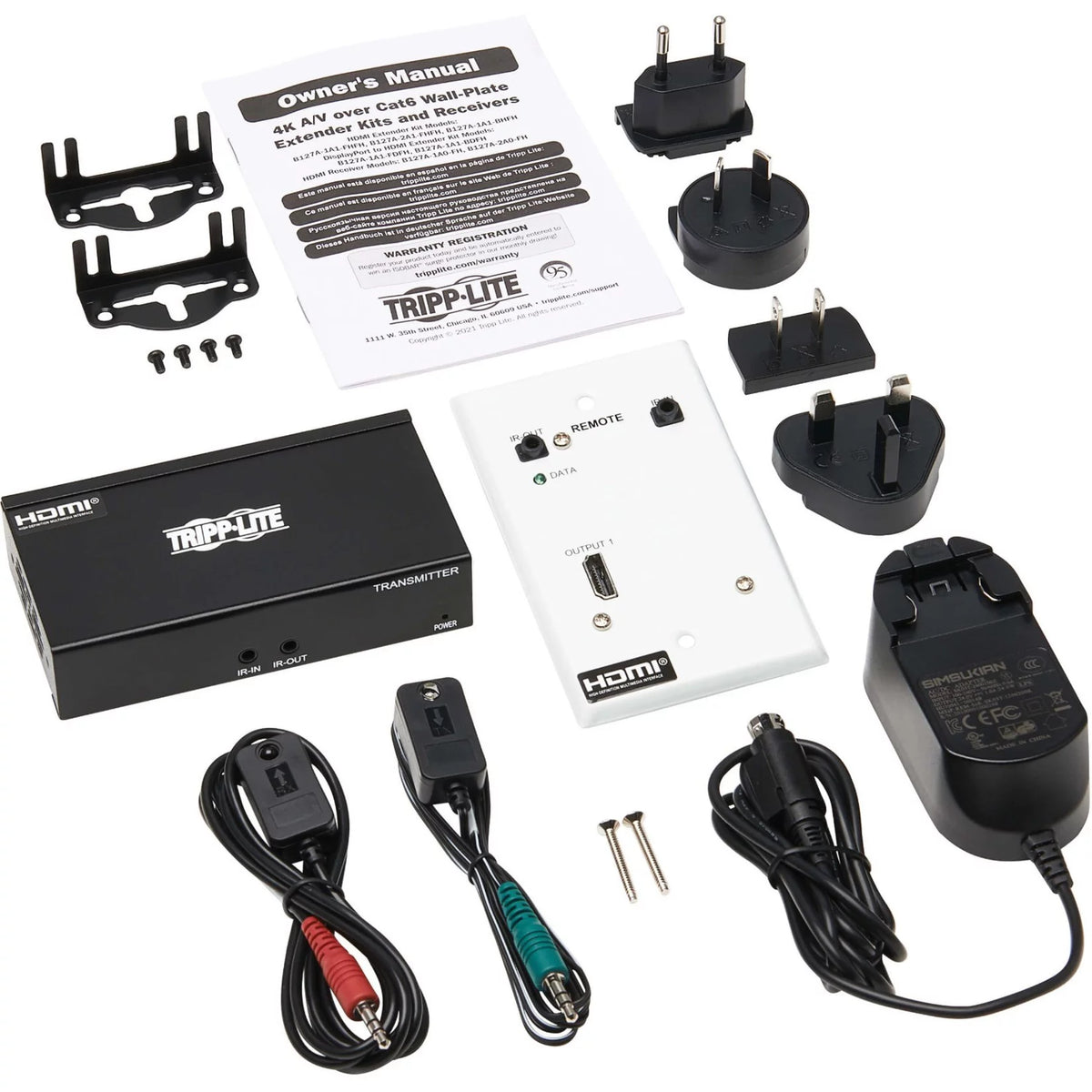 HDMI Over Cat6 Extender Kit, 4k 60 Hz, 230 Ft E9952