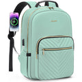 15.6" Quilted Laptop Backpack with USB I48910