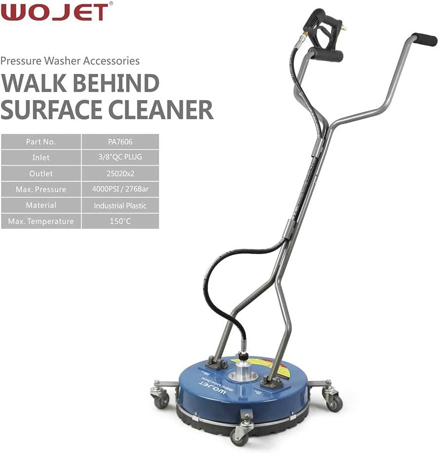 20 inch Pressure Washer Surface Cleaner with Castors X741664