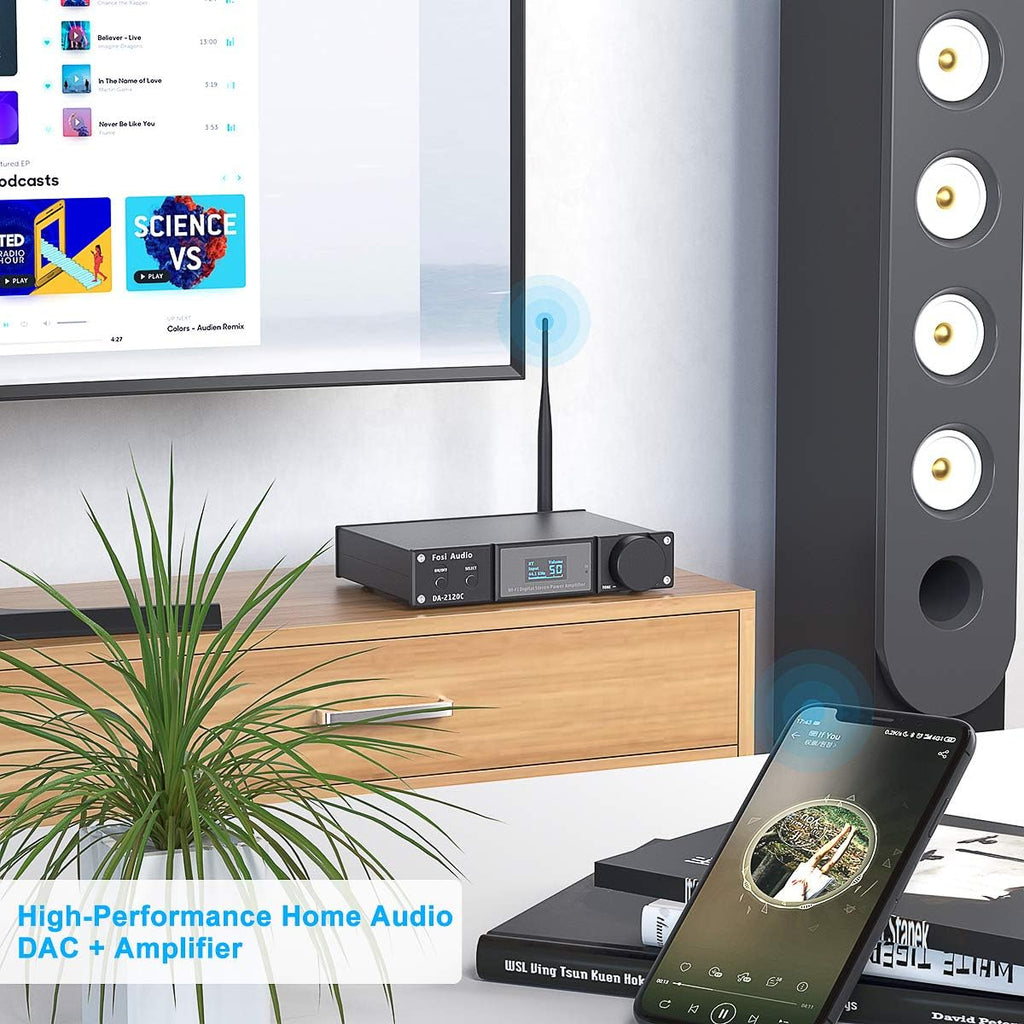Bluetooth 5.0 Stereo Hi-Fi 2.1 Channel Amplifier M2325