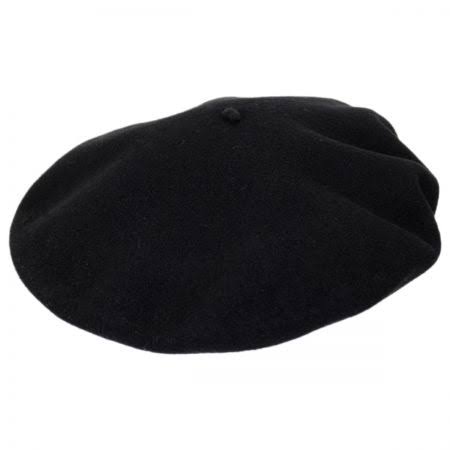 Black Wool Basque Beret D3350