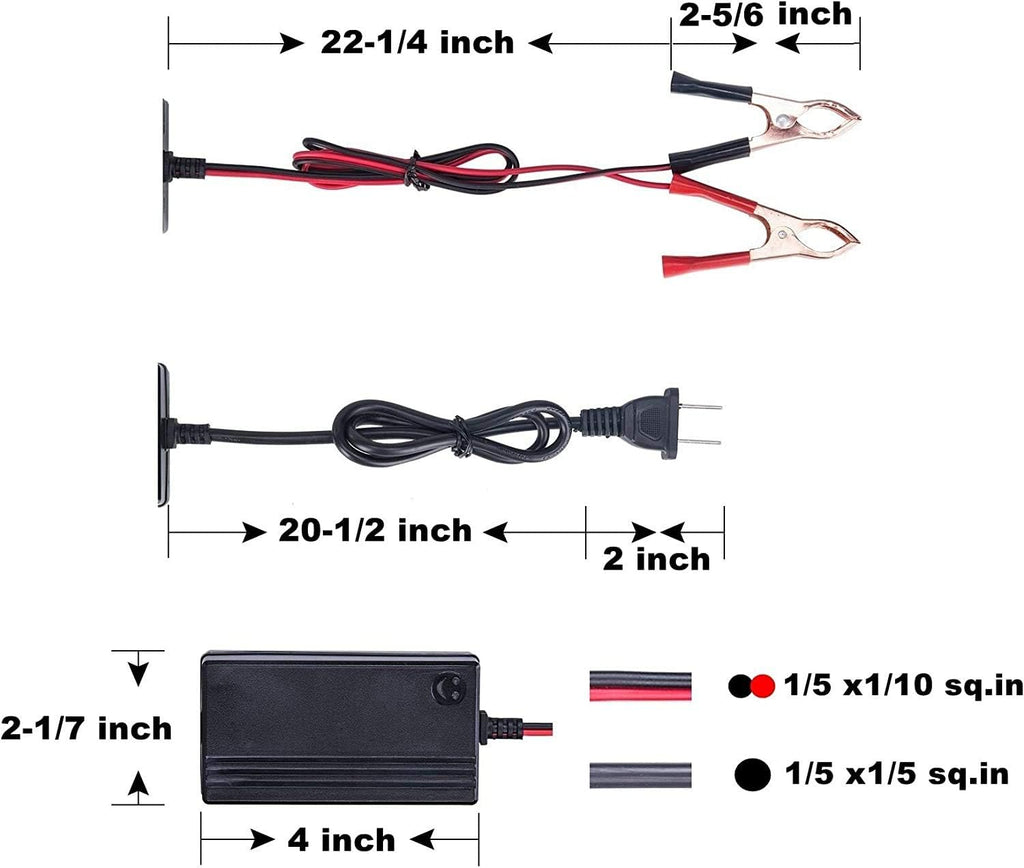 12V to 14.8V Automatic Lead Acid Battery Charger/Maintainer O4364