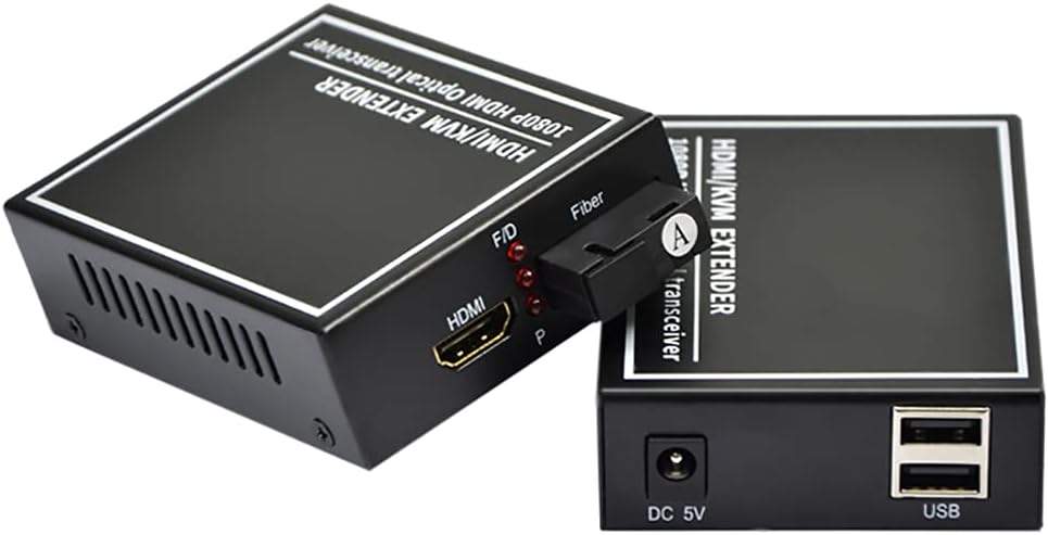 HDMI Extender Over Fiber Optic Cable up to 20Km, 1080P, 1 Transmitter and 1 Receiver X316